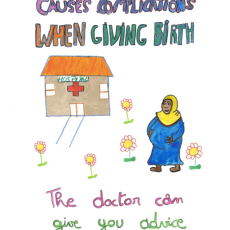 Posters for prevention, created by and for the residents of Fedasil centres in Belgium