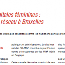 Education, Santé : A “new” network on FGM in Brussels