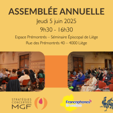 Programme Assemblée annuelle des Stratégies concertées-MGF, 5 juin 2025 à Liège