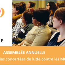 Assemblée annuelle des Stratégies concertées de lutte contre les MGF Assemblée annuelle des Stratégies concertées de lutte contre les MGF