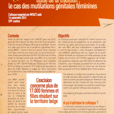 Prévenir et réprimer une forme de maltraitance issue de la tradition : le cas des mutilations génitales féminines