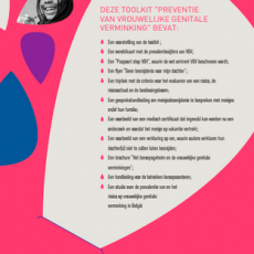 Voorstelling toolkit « Preventie van vrouwelijke genitale verminking »