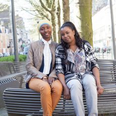 Ontmoeting met twee jonge activistes, afkomstig uit Guinee en toekomstige co-bemiddelaars